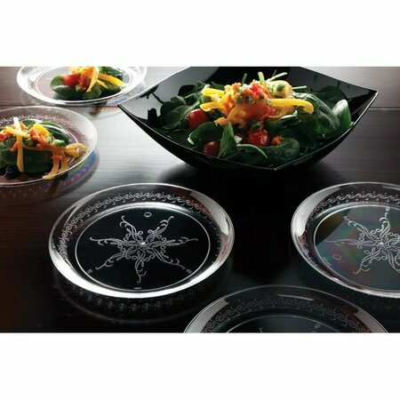 EMI YOSHI Caterers Collections Salad Plate Clear 7.5 in. Round, 20PK EMI-CC007C